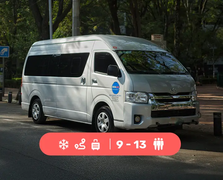 renta de coamionetas con chofer CDMX toyota Hiace